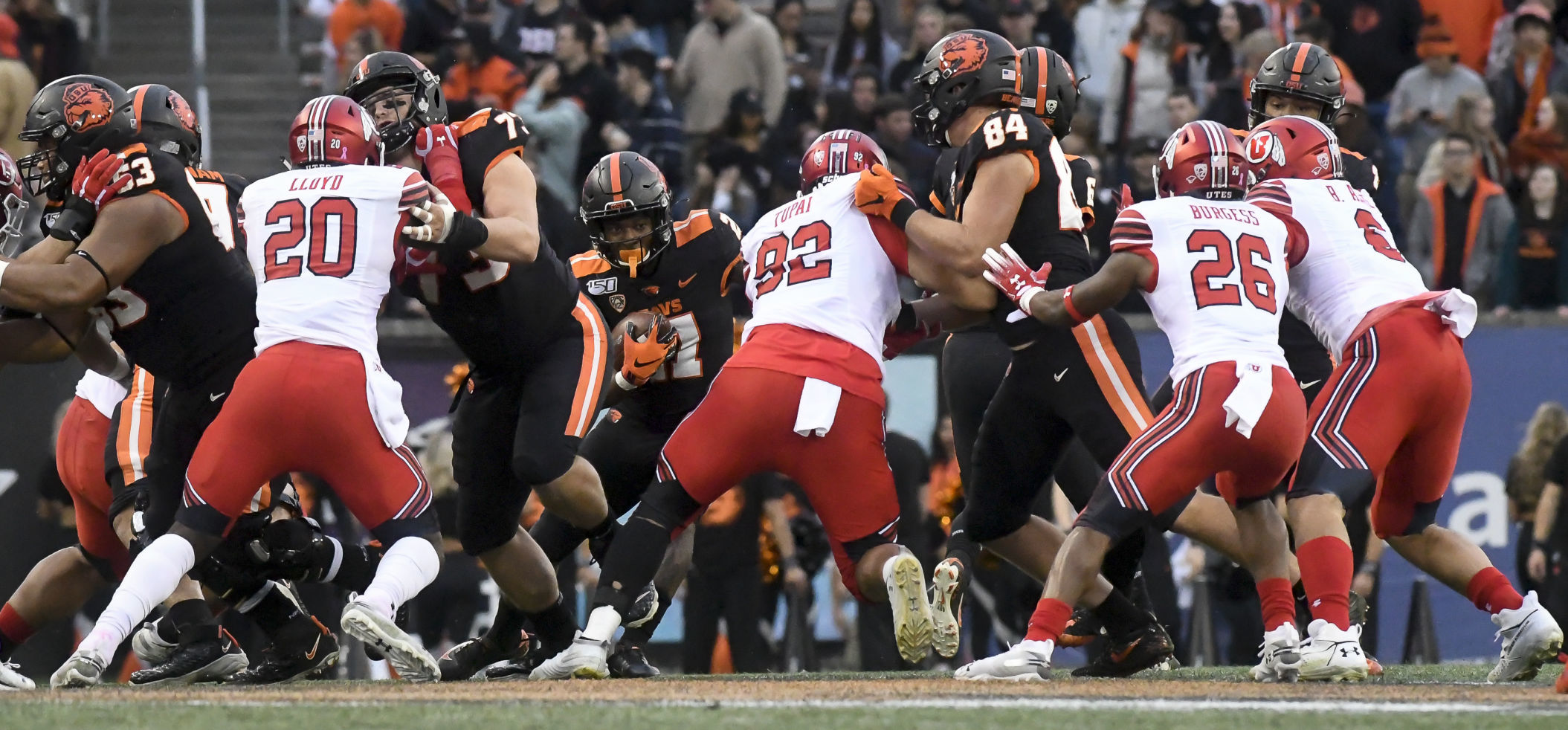 OSU vs Utah football Pierce 03